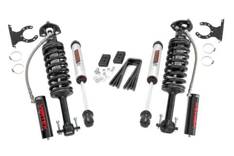 2.0 Inch Ford Leveling Lift Kit w/ Vertex and V2 Shocks (14-20 F-150) Rough Country