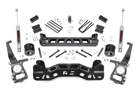 4 Inch Suspension Lift Kit w/N3 Shocks 11-14 F-150 Rough Country