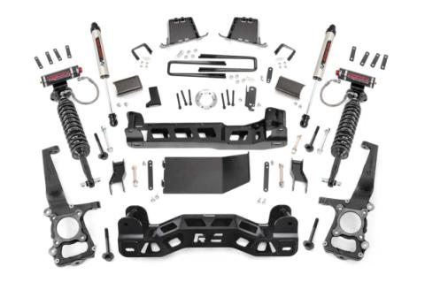 6 Inch Suspension Lift Kit Vertex &amp; V2 14 F-150 4WD Rough Country