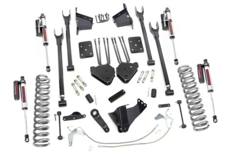 8 Inch Suspension Lift Kit 4-Link w/Vertex Shocks 08-10 F-250/350 4WD Rough Country