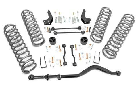 3.5 Inch Jeep Suspension Lift Kit Coil Springs No Shocks 20-Up Gladiator Rough Country