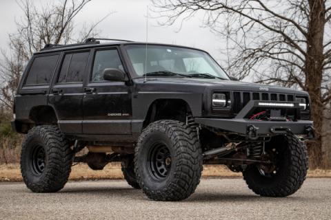 6.5 Inch Jeep Long Arm Suspension Lift System 84-01 XJ Cherokee-2.5L/4.0L/NP242 Rough Country