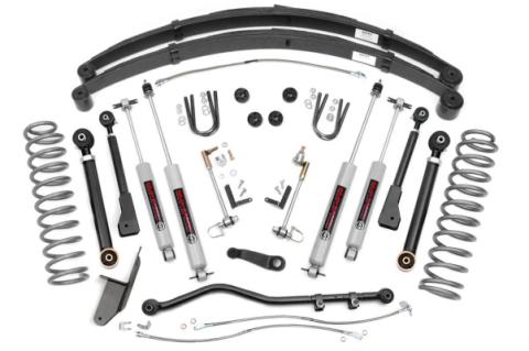 4.5 Inch Jeep X-Series Suspension Lift System 84-01 Cherokee XJ Rough Country