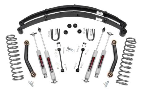 4.5 Inch Jeep Suspension Lift System 84-01 Cherokee XJ Rough Country