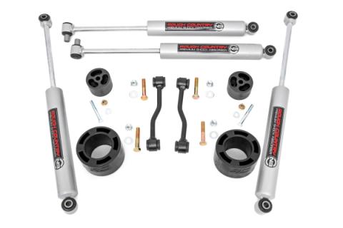 2.5 Inch Jeep Suspension Lift Kit w/N3 Shocks 20-UP Gladiator Rough Country