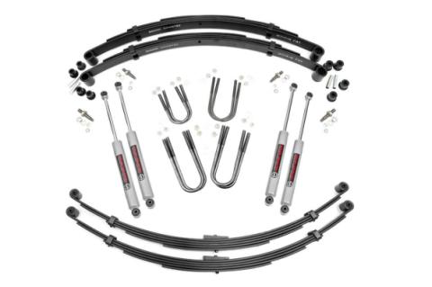 3 Inch Jeep Suspension Lift System 84-90 Grand Wagoneer 76-88 J10/J20 76-83 Cherokee SJ 76-83 Wagoneer Rough Country