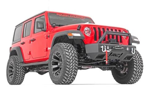 3.5 Inch Jeep Suspension Lift Kit Premium N3 Stage 2 Coils &amp; Adj. Control Arms 18-20 Wrangler JL Rough Country