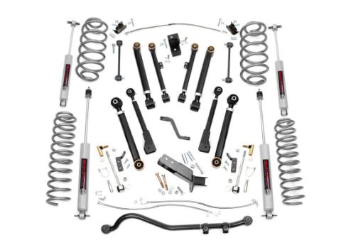 4 Inch Jeep X-Series Suspension Lift Kit 97-06 Wrangler TJ Rough Country