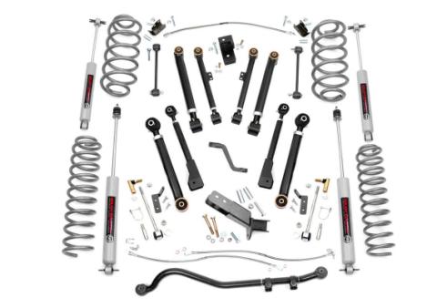 6 Inch Jeep X-Series Suspension Lift Kit 97-06 Wrangler TJ Rough Country
