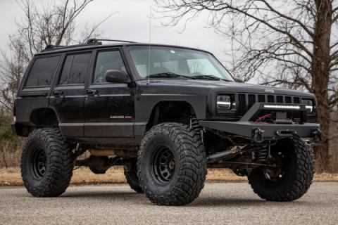6.5 Inch Jeep Long Arm Suspension Lift System 84-01 XJ Cherokee-2.5L/4.0L/NP231 Rough Country