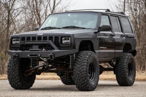 6.5 Inch Jeep Long Arm Suspension Lift System 84-01 XJ Cherokee-2.5L/4.0L/NP231 Rough Country