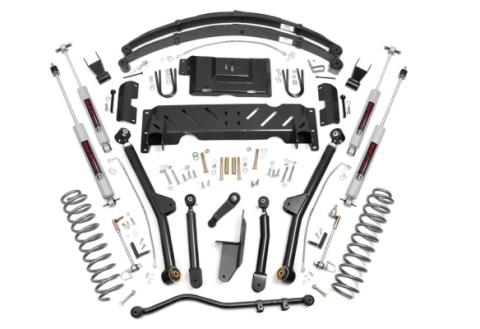 6.5 Inch Jeep Long Arm Suspension Lift System 84-01 XJ Cherokee-2.5L/4.0L/NP231 Rough Country