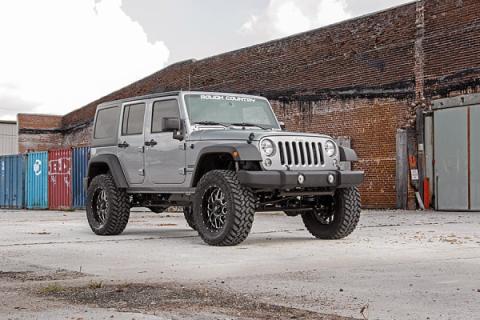 4 Inch Jeep Suspension Lift Kit Premium N3 Shocks 07-18 Wrangler JK Unlimited Rough Country