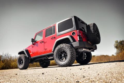 3.5 Inch Jeep Suspension Lift Kit Control Arm Drop 07-18 Wrangler JK Unlimited Rough Country