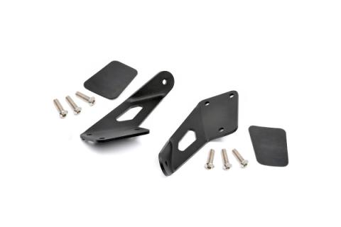 Jeep 20 Inch LED Light Bar Hood Mounts 97-06 Wrangler TJ Rough Country