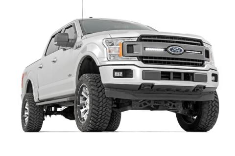 10-Inch Slimline Cree LED Light Bars Pair Black Series Rough Country