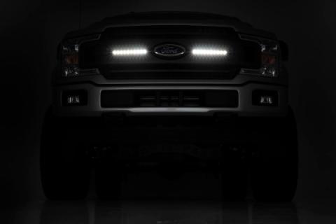10-Inch Slimline Cree LED Light Bars Pair Black Series Rough Country