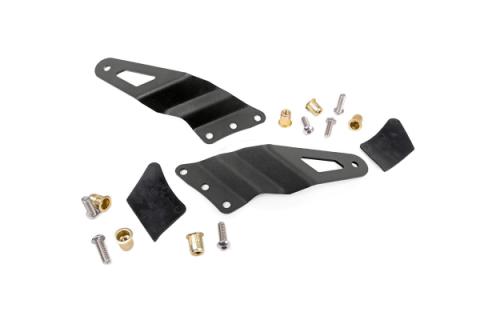 54 Inch Curved LED Light Bar Upper Windshield Mounts 99-06 PU/SUV Rough Country