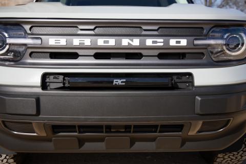 20 Inch CREE LED Light Bar Single Row Black Series w/Cool White DRL Rough Country