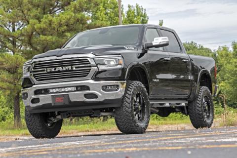 Dodge 20 Inch LED Bumper Kit Chrome Series w/Cool White DRL 19-20 RAM 1500 Rough Country