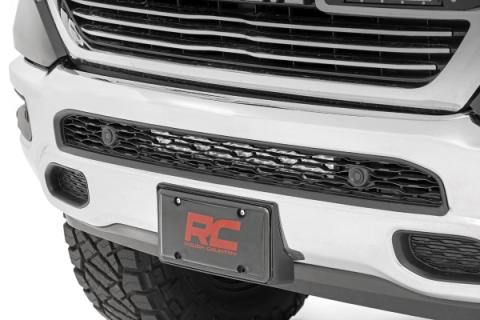 Dodge 20 Inch LED Bumper Kit Chrome Series w/Cool White DRL 19-20 RAM 1500 Rough Country