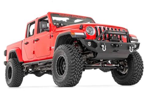 Jeep Quad LED Light Pod Kit -Black Series 18-20 JL 20-Up Gladiator Rough Country