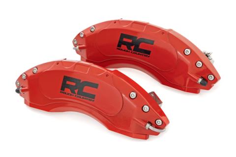 Caliper Cover Red 07-18 Jeep Wrangler JK Rough Country