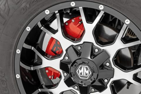 Caliper Cover Red Toyota 4Runner 2WD/4WD 03-UP Rough Country