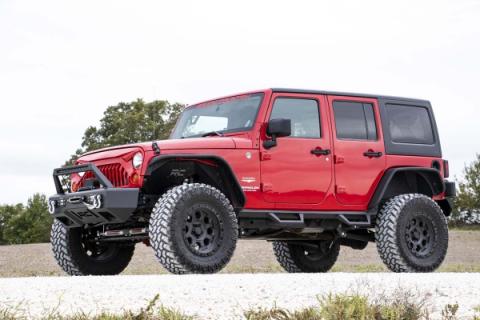 4.0 Inch Jeep Long Arm Suspension Lift Kit 12-18 Wrangler JK 4-door Rough Country