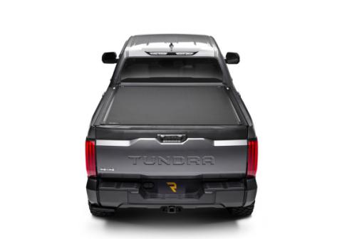 Revolver X4ts Hard Rolling Truck Bed Cover 2007-2021 Toyota Tundra 6 Foot 6 Inch Bed with Deck Rail System without Trail Special Edition Storage Boxes BAK