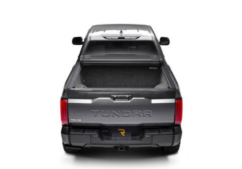 Revolver X4ts Hard Rolling Truck Bed Cover 2007-2021 Toyota Tundra 6 Foot 6 Inch Bed with Deck Rail System without Trail Special Edition Storage Boxes BAK