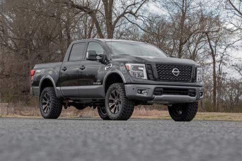 3 Inch Nissan Bolt-On Lift Kit Strut Spacers 04-20 Titan 2WD/4WD Rough Country