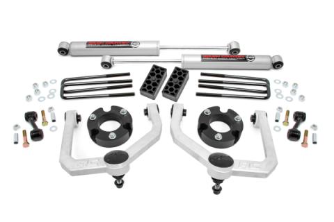 3 Inch Nissan Bolt-On Lift Kit No Struts 04-20 Titan 2WD/4WD Rough Country