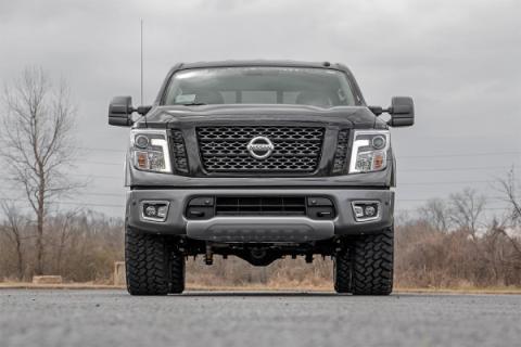 3 Inch Nissan Bolt-On Lift Kit Lifted Struts &amp; N3 Shocks 04-20 Titan 2WD/4WD Rough Country
