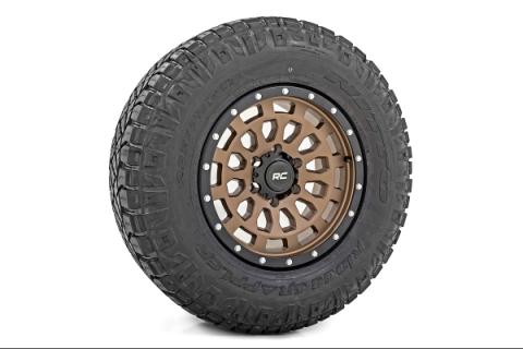 87 Series Wheel Simulated Beadlock Bronze/Black 17x8.5 6x5.5 +0mm Rough Country