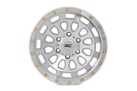 87 Series Wheel Simulated Beadlock Full Machine 17x8.5 5x5 +0mm Rough Country