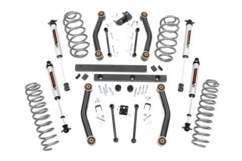 4 Inch Lift Kit V2 97-02 Jeep Wrangler TJ 4WD Rough Country