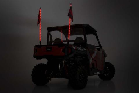 Multi-Function UTV LED Whip Lights w/ Remote Control Rough Country