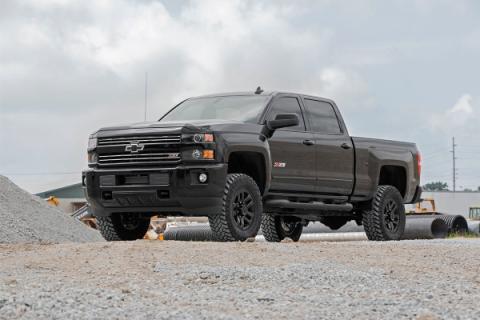 3.5 Inch Suspension Lift Kit w/V2 Shocks 11-19 2500/3500HD Rough Country