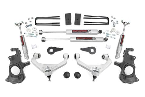 3.5 Inch Lift Kit Knuckle w/ Overloads Silverado/Sierra 2500HD/3500HD (11-19) Rough Country