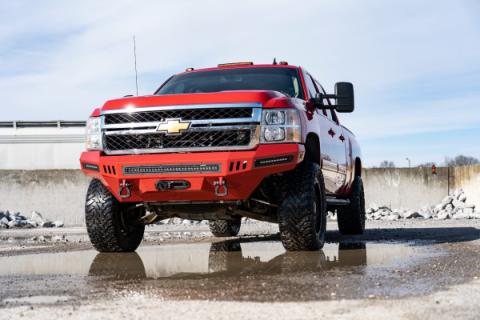 3.5 Inch Lift Kit Knuckle w/ Overloads Red Silverado/Sierra 2500HD/3500HD (11-19) Rough Country