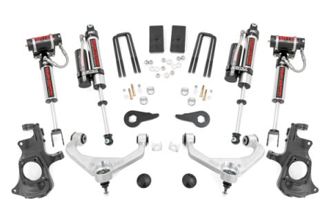 3.5 Inch Lift Kit Knuckle Vertex w/ Overloads Silverado/Sierra 2500HD/3500HD (11-19) Rough Country