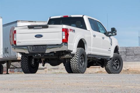 Pocket Fender Flares Absolute Black Ford Super Duty (17-22) Rough Country