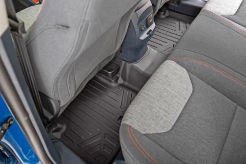 Floor Mats Front and Rear Ford Maverick 2.0L EcoBoost 4WD (22-23) Rough Country