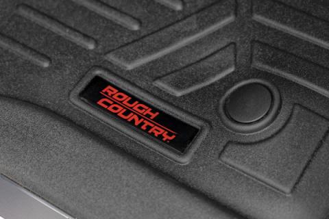 Floor Mats Front and Rear Bucket Set 21-Up Ford Bronco 4-Door Rough Country