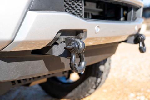 Ford Tow Hook to Shackle Conversion Kit Mounts Only 19-20 Ranger Rough Country