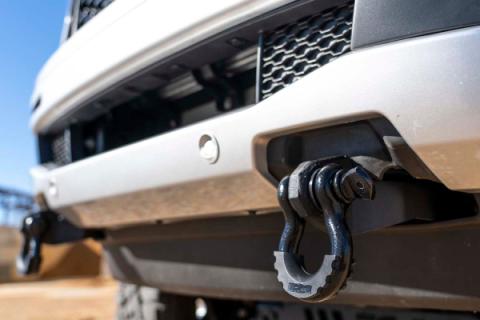 Ford Tow Hook to Shackle Conversion Kit Mounts Only 19-20 Ranger Rough Country