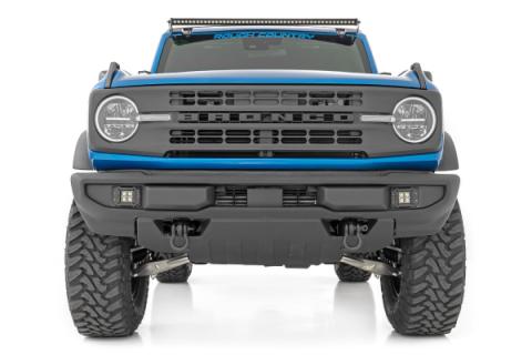 Tow Hook Brackets D-Ring Combo 21-Up Ford Bronco 4WD Rough Country