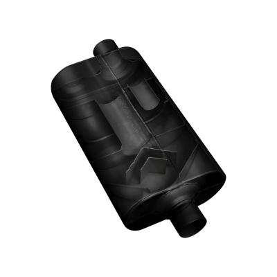 Super 50 Series Chambered Muffler Super 50 2.50 Offset In 2.50 Center Out Mild Sound Flowmaster