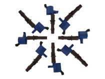 Direct Ignition Coil Kit Supercoil 2008-2014 Ford 4.6L/5.4L/6.8L 3-Valve, Blue, 8-Pack Supercoil With Extended Brown Boot For 2008-2014 Ford Modular 3V 4.6L/ 5.4L / 6.8L V10 Engines ACCEL